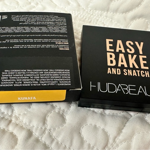 Huda Beauty Easy Bake Snatch Pressed Powder Kunafa NEW IN BOX .29 Oz - Picture 3 of 7